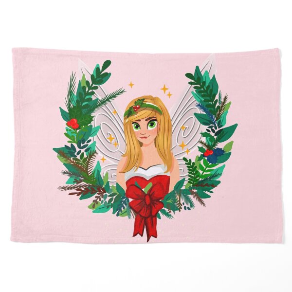 Holly's Magical Fairy Tale Christmas In The Pink™ Pet Blanket