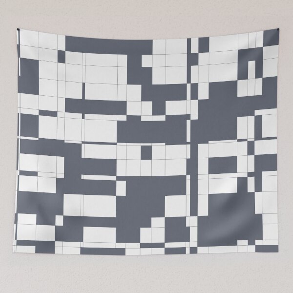 Item preview, Shuttle Grey Crossword Puzzle | Beautiful Interior Design designed and sold by infinitehue-5.