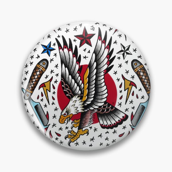 Item preview, Traditional american eagle designed and sold by NoFearProject.