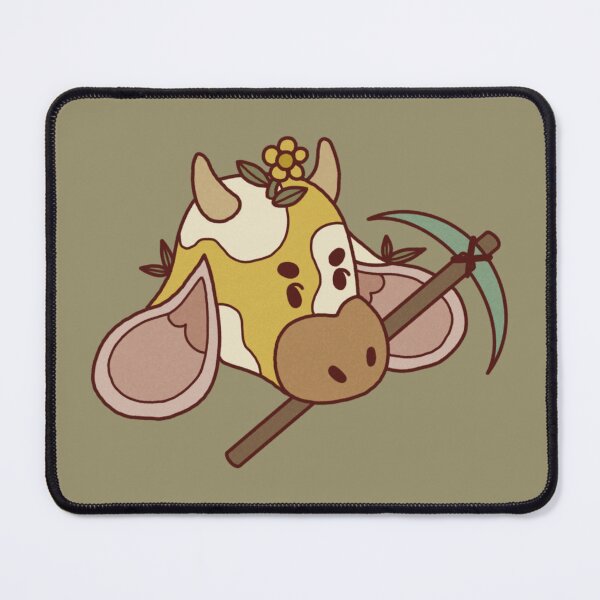 Item preview, Minecraft moobloom cow designed and sold by MuccaIllustrate.