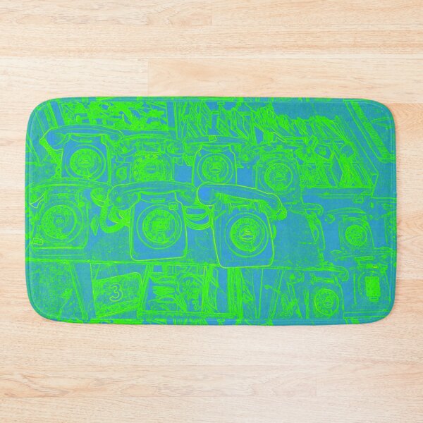 Item preview, Vintage retro rotary phones abstract by Iritof designed and sold by iritof.
