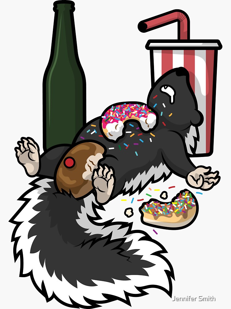 "Skunk Funk" Sticker for Sale by Jennifer-Smith | Redbubble