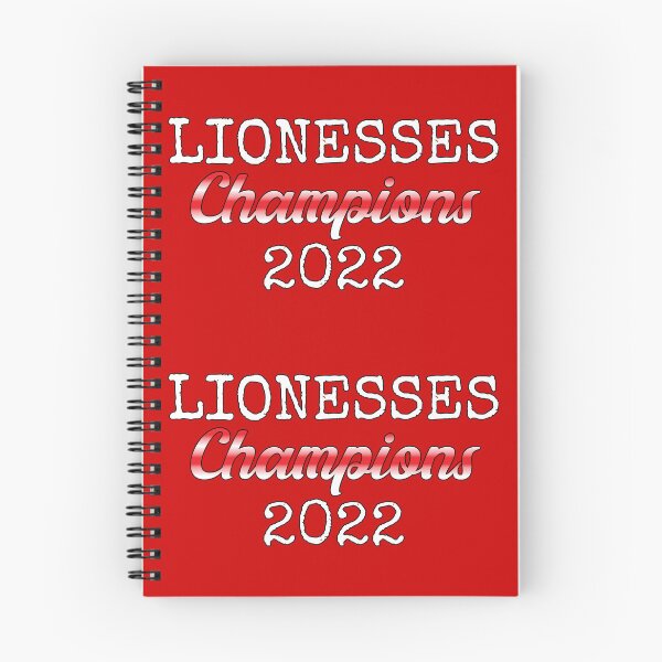 Item preview, Lionesses 2022 Winning Champions Female Red Football Design designed and sold by TrulyEpoque.