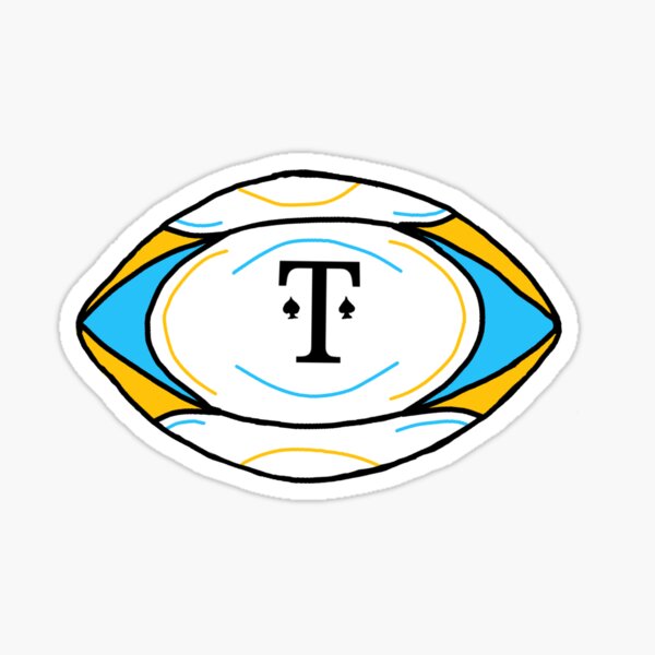 "Heartstopper Truham Rugby Ball" Sticker for Sale by EmAndKCreations
