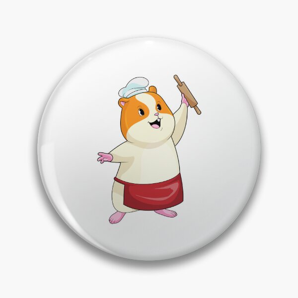 Item preview, Hamster Baker Rolling pin Baking designed and sold by Snabdesign84.