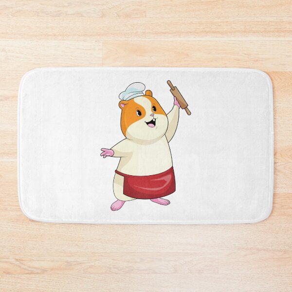 Item preview, Hamster as Baker with Rolling pin designed and sold by Snabdesign84.