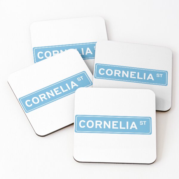 Item preview, Blue Cornelia Street Road Sign designed and sold by Runnerg1rl.