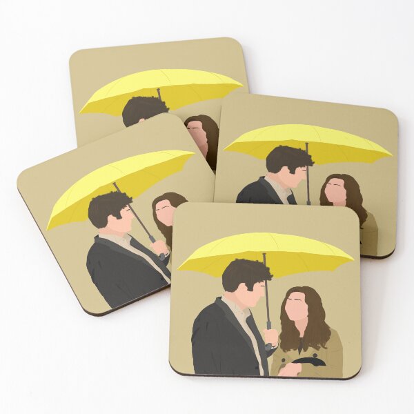 Item preview, How I Met Your Mother Ted and Tracy Yellow Umbrella designed and sold by senaeksi.