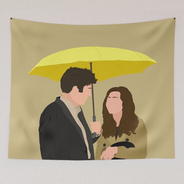 Item preview, How I Met Your Mother Ted and Tracy Yellow Umbrella designed and sold by senaeksi.
