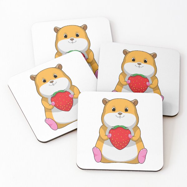 Item preview, Hamster with Strawberry designed and sold by Snabdesign84.