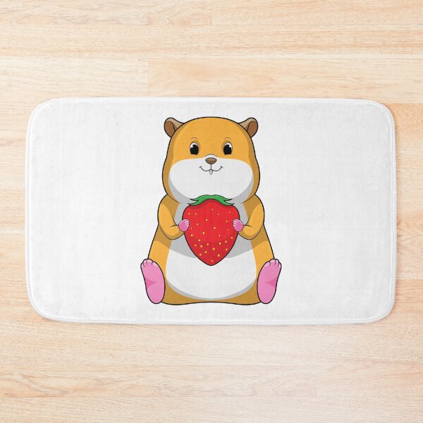 Item preview, Hamster with Strawberry designed and sold by Snabdesign84.