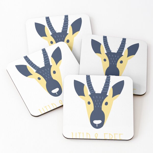 Item preview, Wild and Free Deer Illustartion  designed and sold by Kmezel.