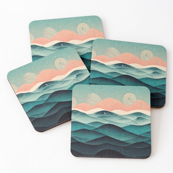 Item preview, Waves painting designed and sold by ontano.