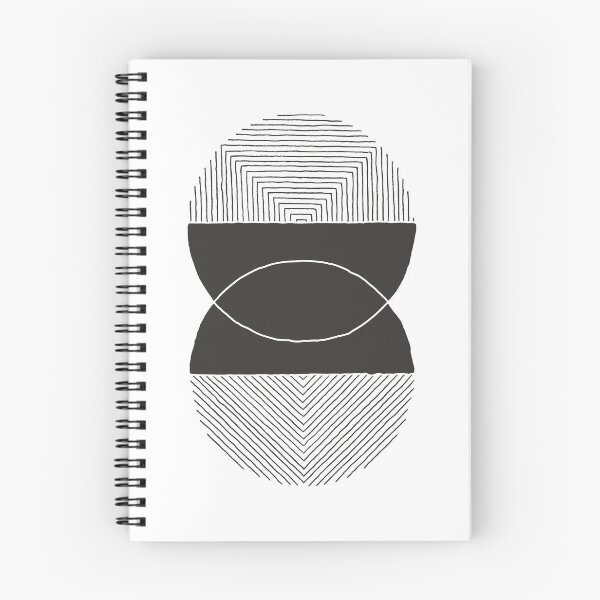 Item preview, Circle B&W Pieces Abstract Geometric designed and sold by printheavenart.