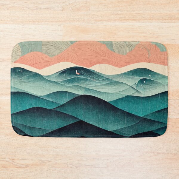 Item preview, Waves painting designed and sold by ontano.