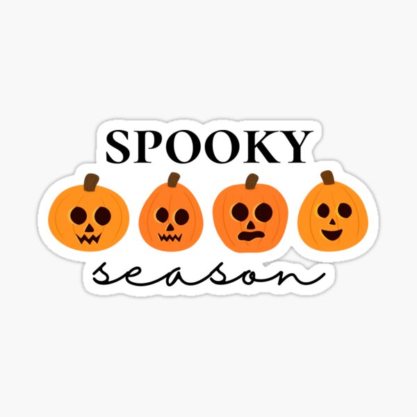Spooky Season Halloween Jackolanterns Sticker