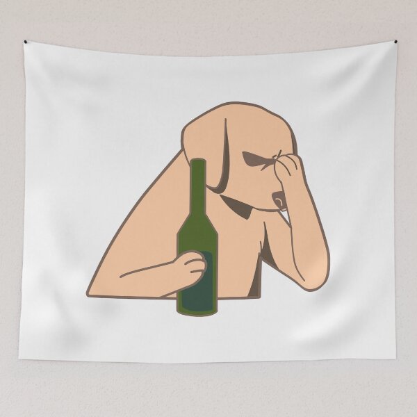 Item preview, dog drunken designed and sold by Charaff.