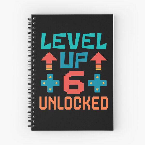 Item preview, Level Up, 6 Unlocked. Retro  designed and sold by ACC .
