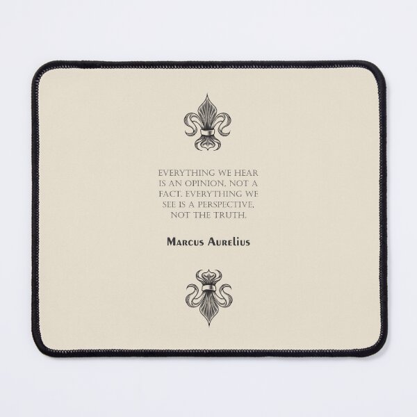 Item preview, Marcus Aurelius - Stoic Caesar - Everything we hear is an opinion, not a fact. Everything we see is a perspective, not the truth. - Stoicism quote designed and sold by ArcFoundationCo.
