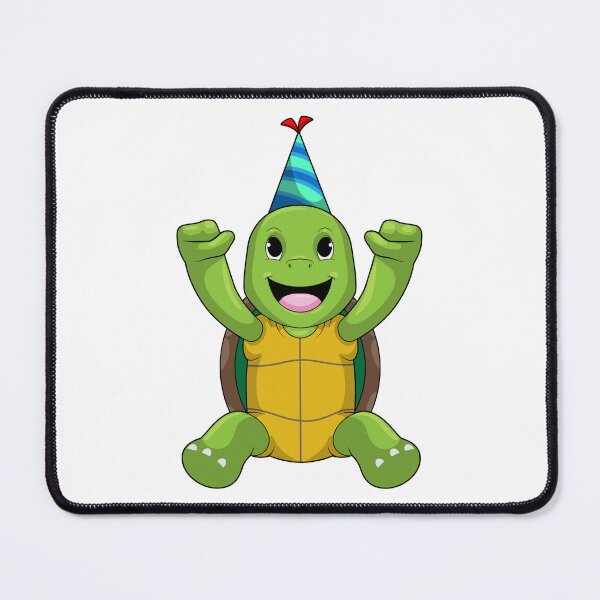 Item preview, Turtle at Birthday with Party hat designed and sold by Snabdesign84.