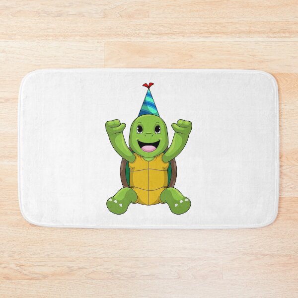 Item preview, Turtle at Birthday with Party hat designed and sold by Snabdesign84.