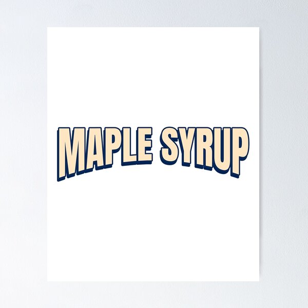 Item preview, Classic Maple Syrup Dessert Lover Foodie Style designed and sold by Popalt.