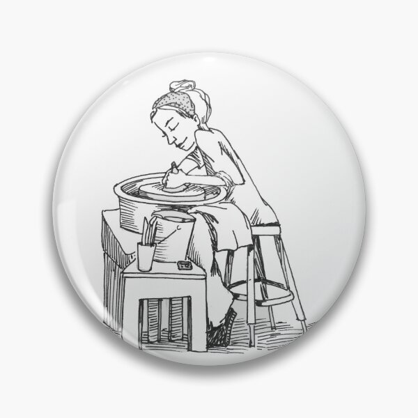 Item preview, Pottery Lady designed and sold by joyful-musings.