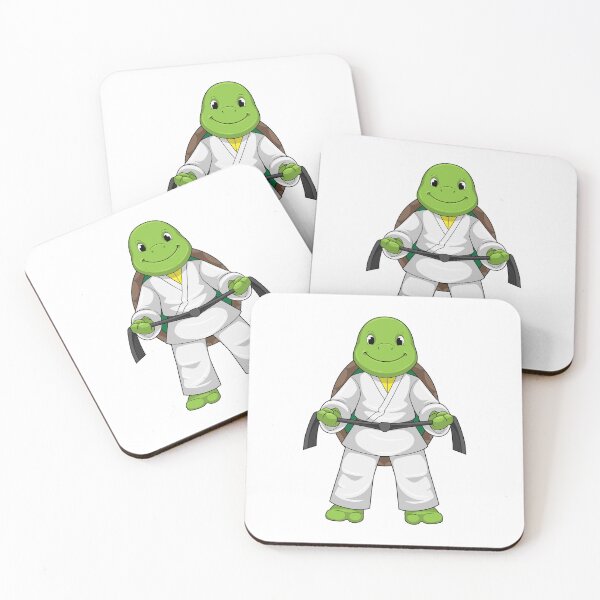Item preview, Turtle at Martial arts with black Belt designed and sold by Snabdesign84.