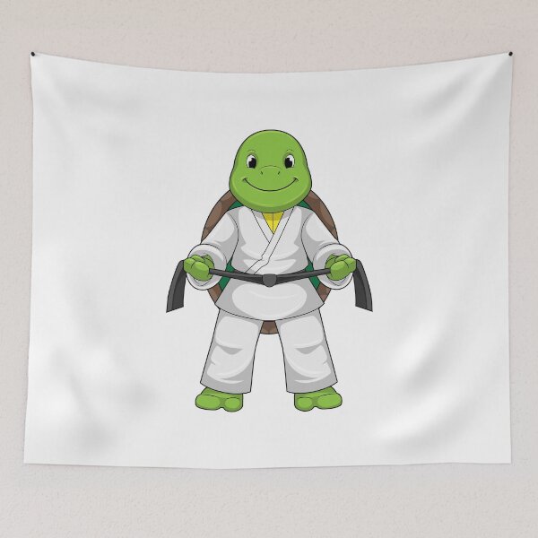 Item preview, Turtle at Martial arts with black Belt designed and sold by Snabdesign84.
