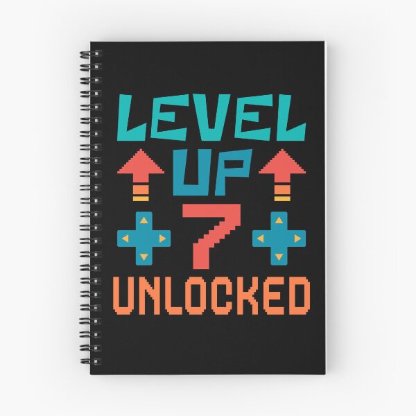 Item preview, Level Up, 7 Unlocked. Retro  designed and sold by ACC .