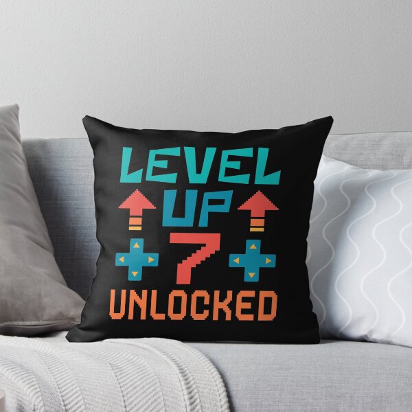 Item preview, Level Up, 7 Unlocked. Retro  designed and sold by ACC .