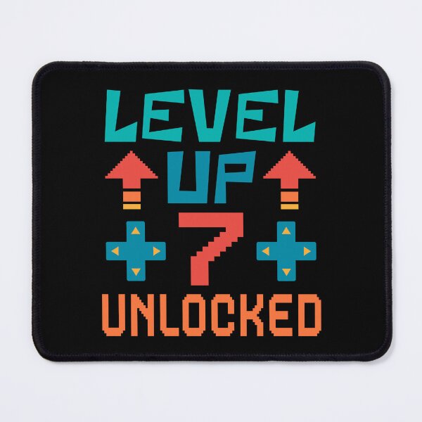 Item preview, Level Up, 7 Unlocked. Retro  designed and sold by ACC .