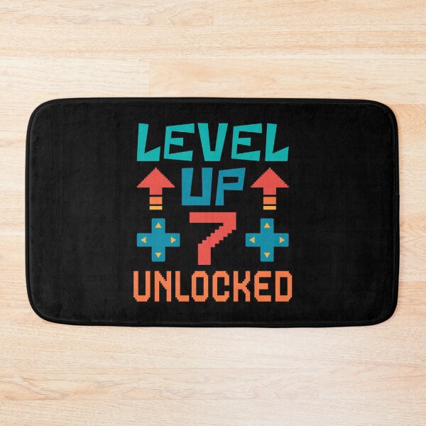 Item preview, Level Up, 7 Unlocked. Retro  designed and sold by ACC .