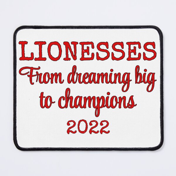 Item preview, Lionesses From Dreaming Big To Champions Female Football Design designed and sold by TrulyEpoque.