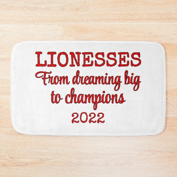 Item preview, Lionesses From Dreaming Big To Champions Female Football Design designed and sold by TrulyEpoque.