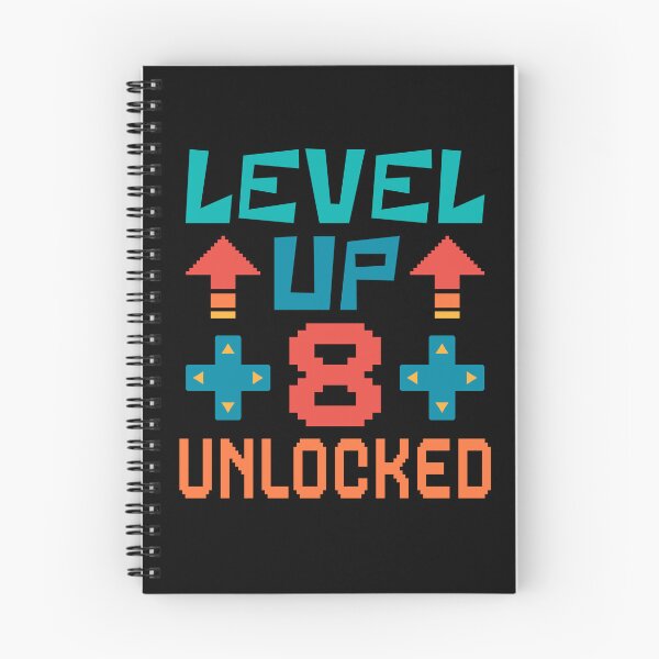 Item preview, Level Up, 8 Unlocked. Retro  designed and sold by ACC .