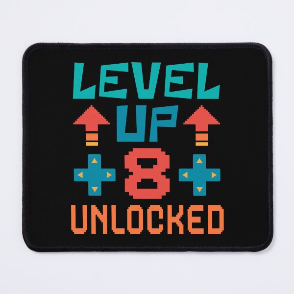 Item preview, Level Up, 8 Unlocked. Retro  designed and sold by ACC .
