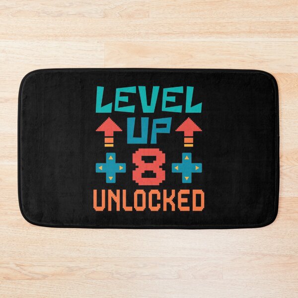 Item preview, Level Up, 8 Unlocked. Retro  designed and sold by ACC .