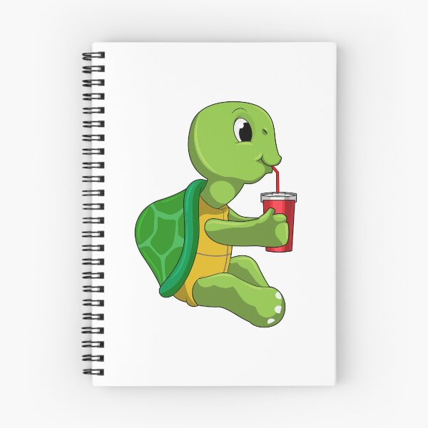 Item preview, Turtle with Drinking mug with Straw designed and sold by Snabdesign84.
