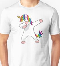 Unicorn Dab Shirt Dabbing Funny Magic Hip Hop T-Shirt For Men, Women, and Kids Unisex T-Shirt