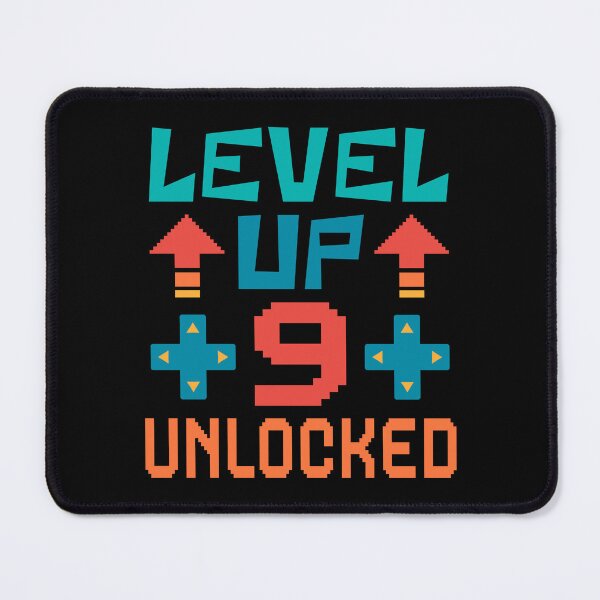 Item preview, Level Up, 9 Unlocked. Retro  designed and sold by ACC .