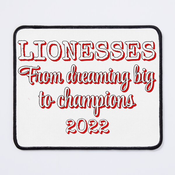 Item preview, Cool Lionesses From Dreaming Big To Champions Female Football Design designed and sold by TrulyEpoque.