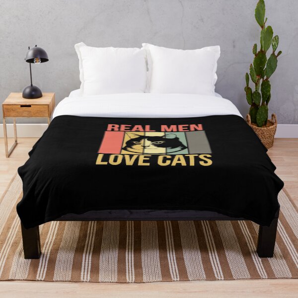 Item preview, Real men love cats designed and sold by AMATSEA.