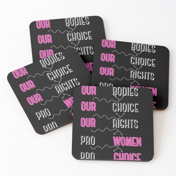 Aperçu de l'œuvre Nos corps Notre choix Nos droits Pro Women Pro Choice créée et vendue par Bap-tiste.
