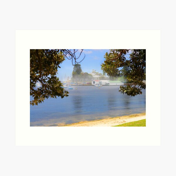 Item preview, Mist over the boatsheds designed and sold by georgieboy98.
