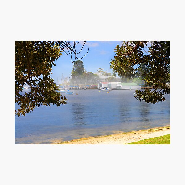 Item preview, Mist over the boatsheds designed and sold by georgieboy98.