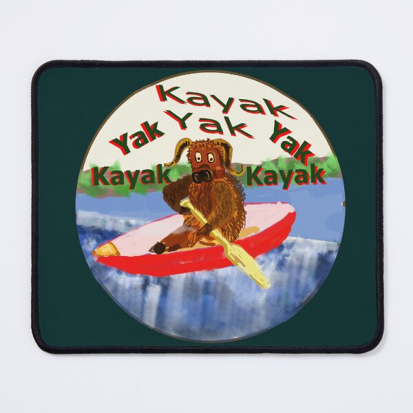 Item preview, Kayaking Yak wants to Yak designed and sold by VerdeDoodleDuck.