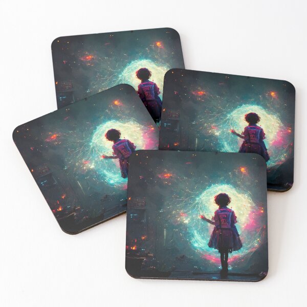 Item preview, Star Girl Opening Portal designed and sold by 2Piglets.