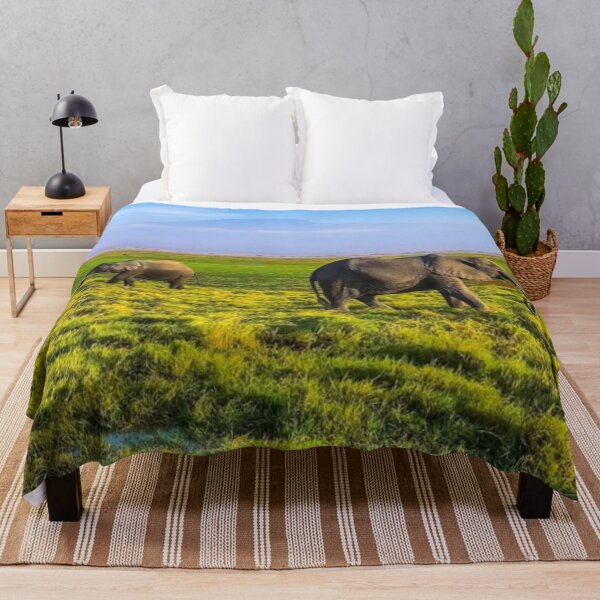 Item preview, Elephant Photography-Wildlife Savannah Landscape designed and sold by lets-travel.