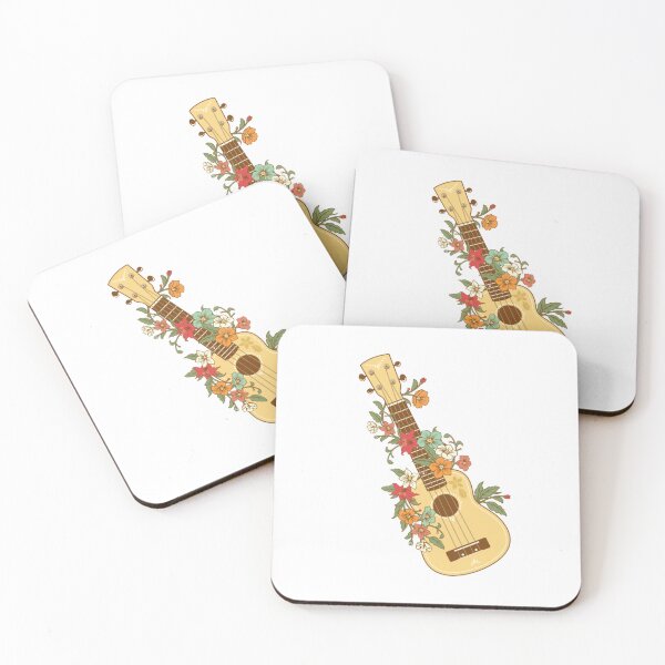 Item preview, Floral Guitar designed and sold by azy2shop.